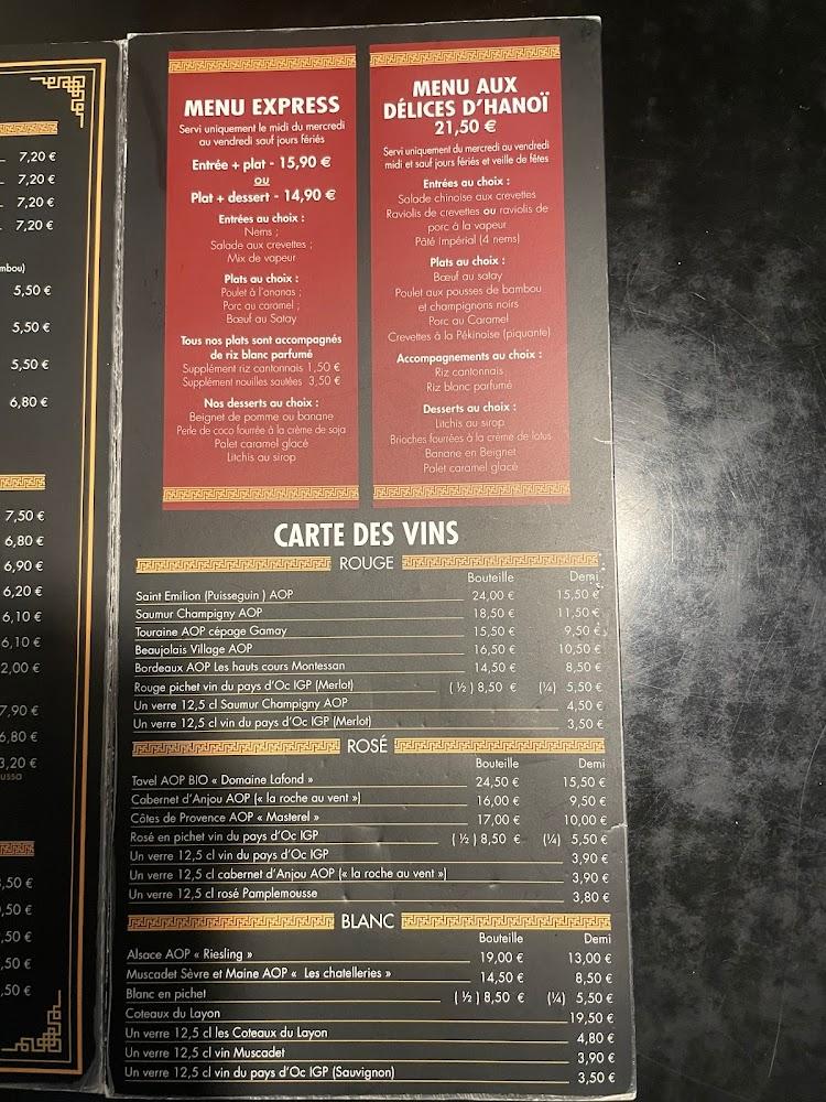 Restaurant Le Hanoï - Menu Image 4